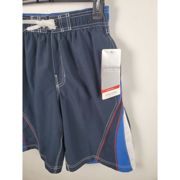 Speedo Water Shorts Small Mens Navy Speed Dry Swim NWT Summer Water Casual - Picture 3 of 7